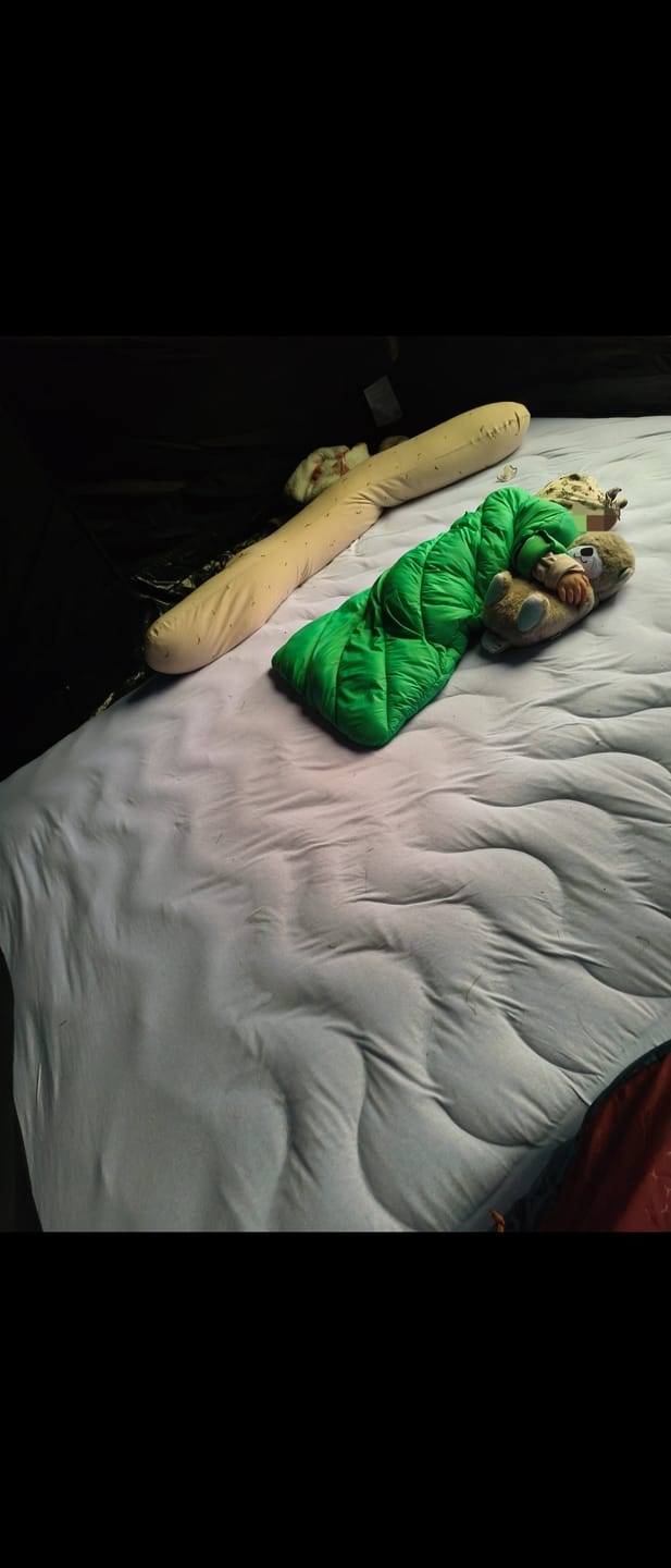 Customer photo review of Little Mo Baby Sleeping Bag (6-18 months)