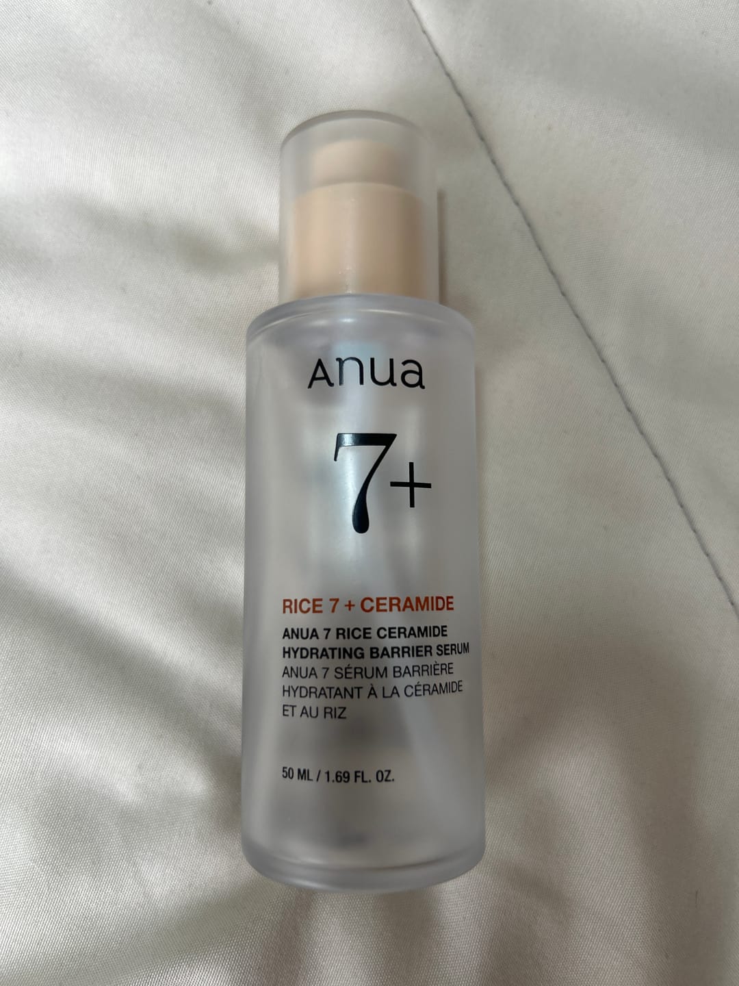 Customer photo review of 7+ Rice Ceramide Hydrating Barrier Serum