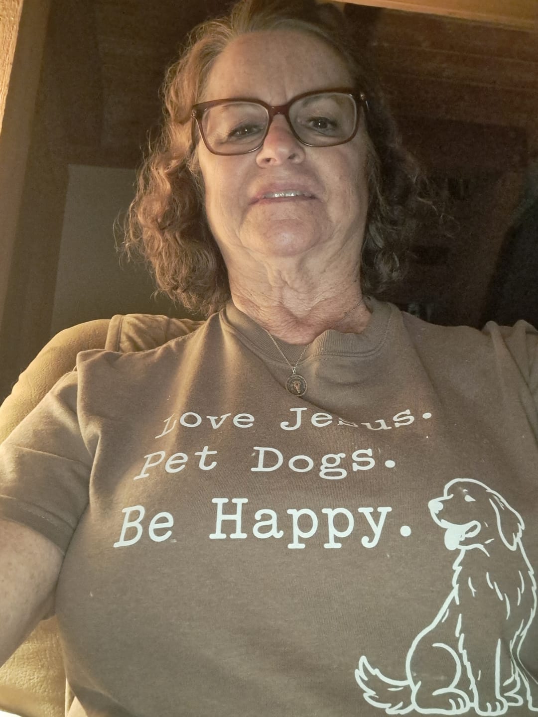 Customer photo review of Sacred Companions T-Shirt