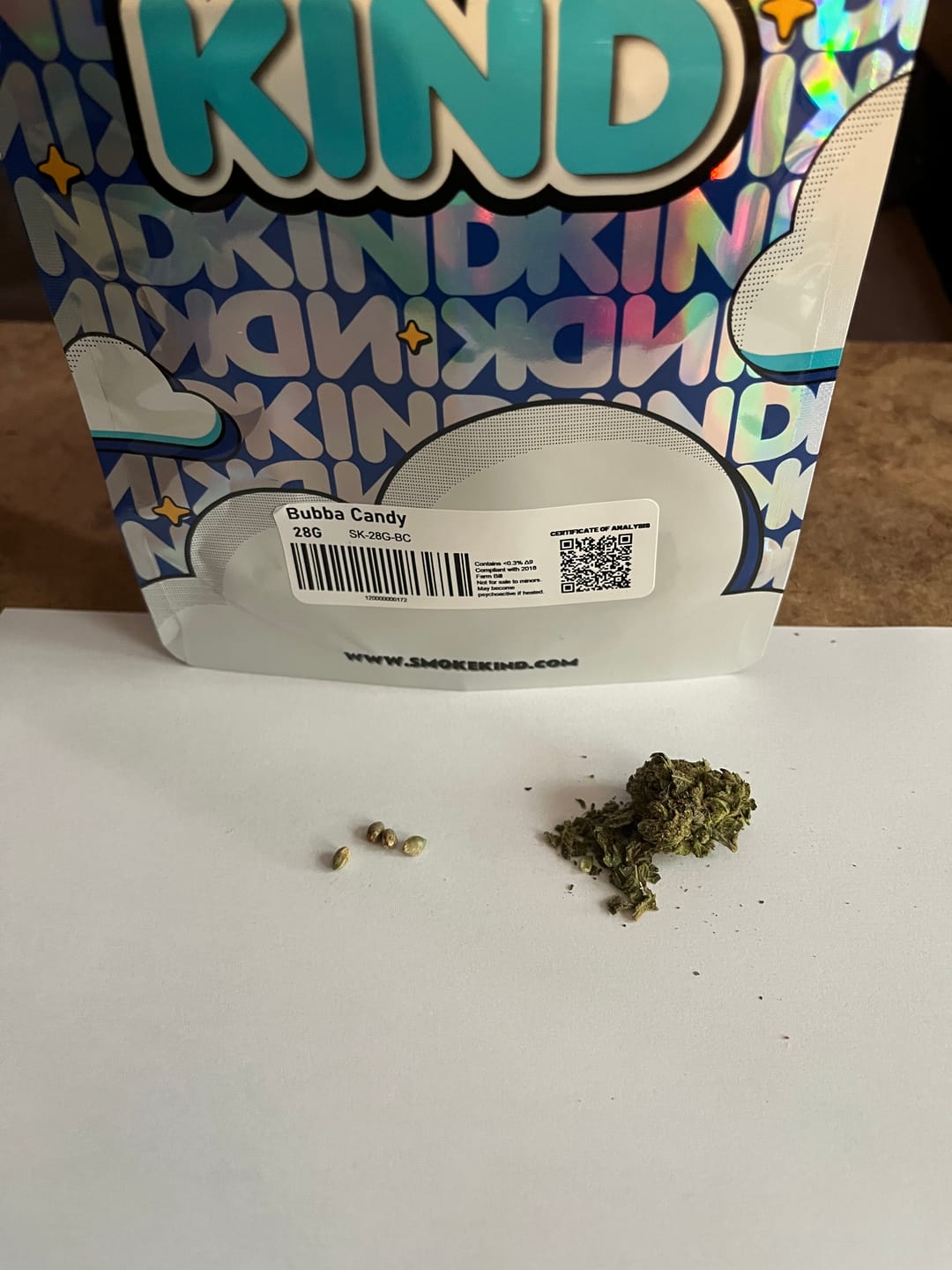 Customer photo review of Bubba Candy - 28 Grams - Indica