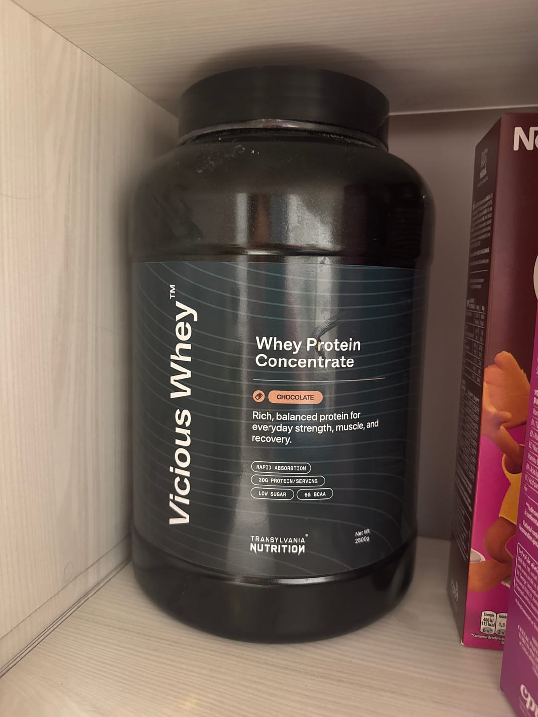 Customer photo review of Vicious Whey Protein - Proteina concentrata din zer