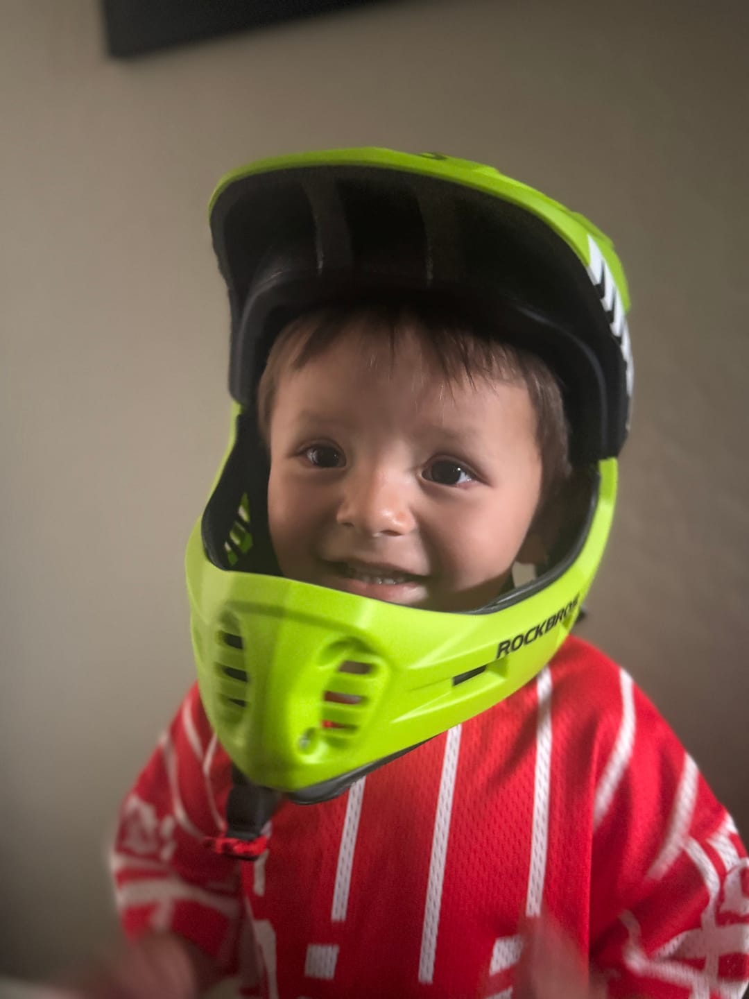 Customer photo review of Kids Full-Face Bike Helmet