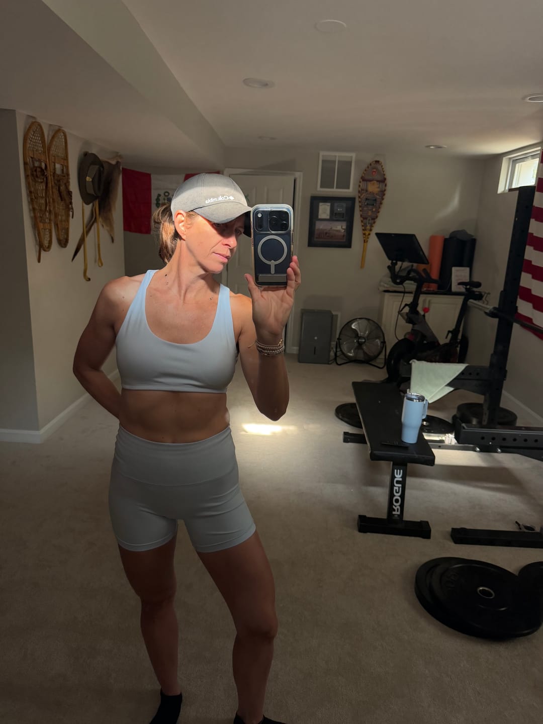Customer photo review of DAYDREAM Perfect Scoop Neck Racerback Sports Bra