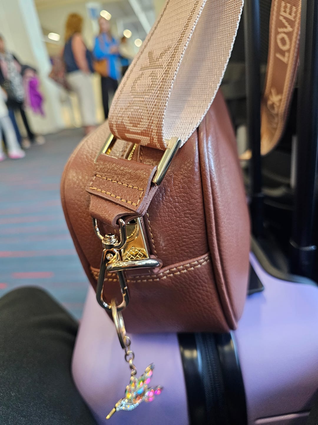 Customer photo review of Crossbody Tulum Canela / 2 CORREAS