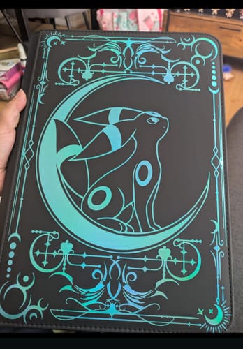 Customer photo review of Lunar Shadow Shiny 9-Pocket Trading Card Binder