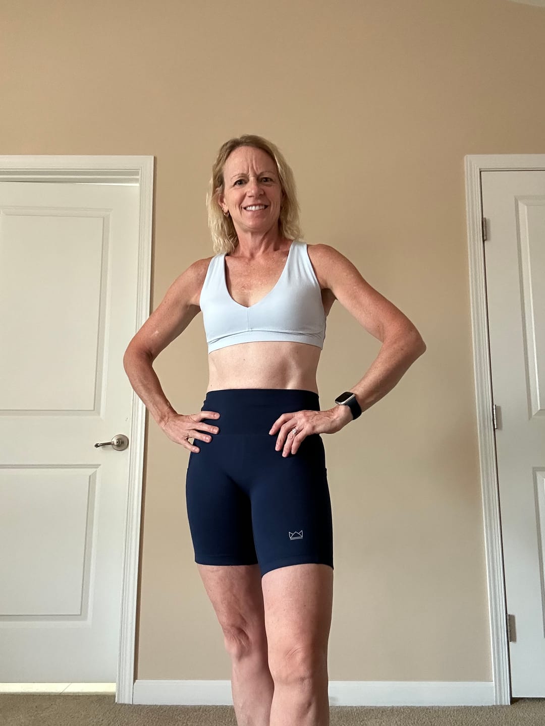 Customer photo review of DAYDREAM V-Scoop Neck Racerback Sports Bra