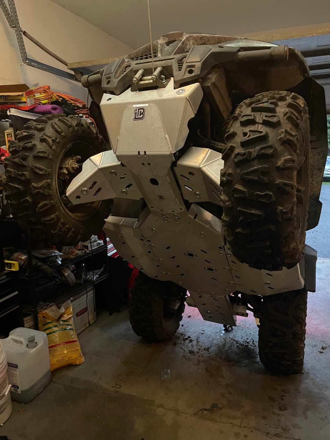 Customer photo review of Skid plate full set (aluminium) CFMOTO CFORCE 800XC