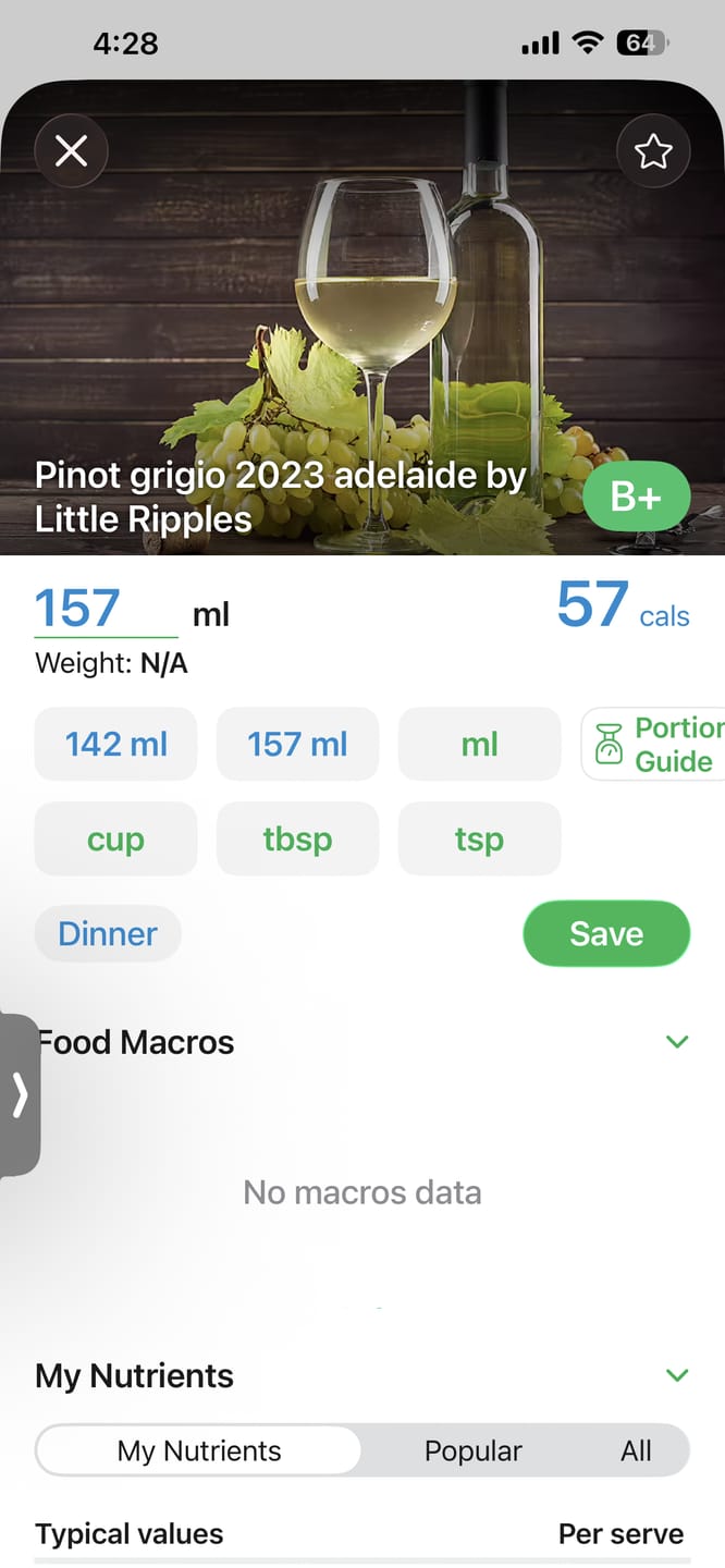 Customer photo review of Pinot Grigio - 6pk