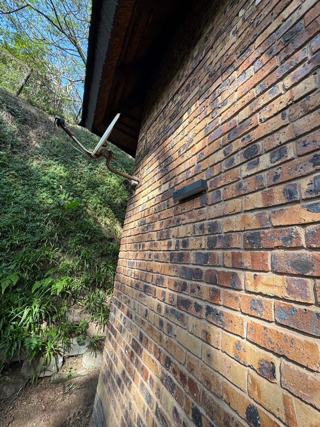 Customer photo review of Solar Wall Light with Motion Sensor