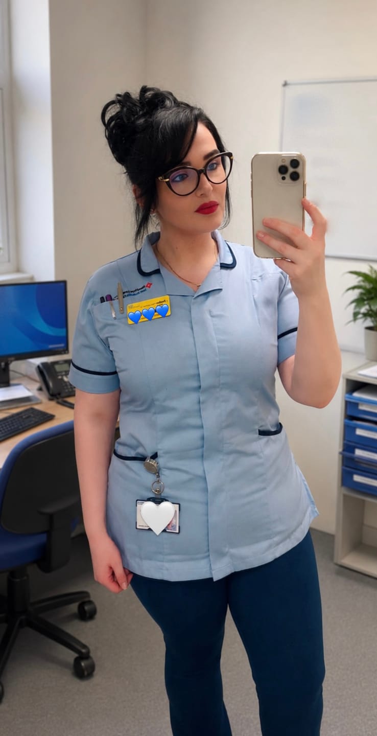 Customer photo review of 8600 Florence Ladies Tunic (Blue)
