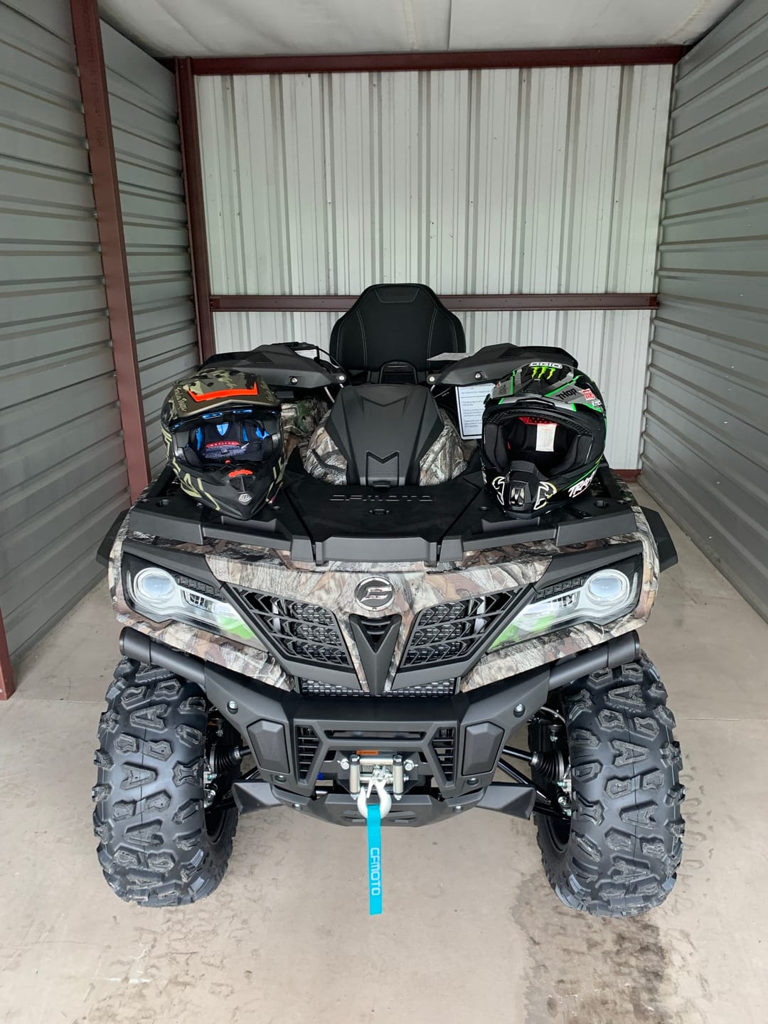 Customer photo review of Skid plate full set (HDPE plastic): CFMOTO CFORCE 800XC
