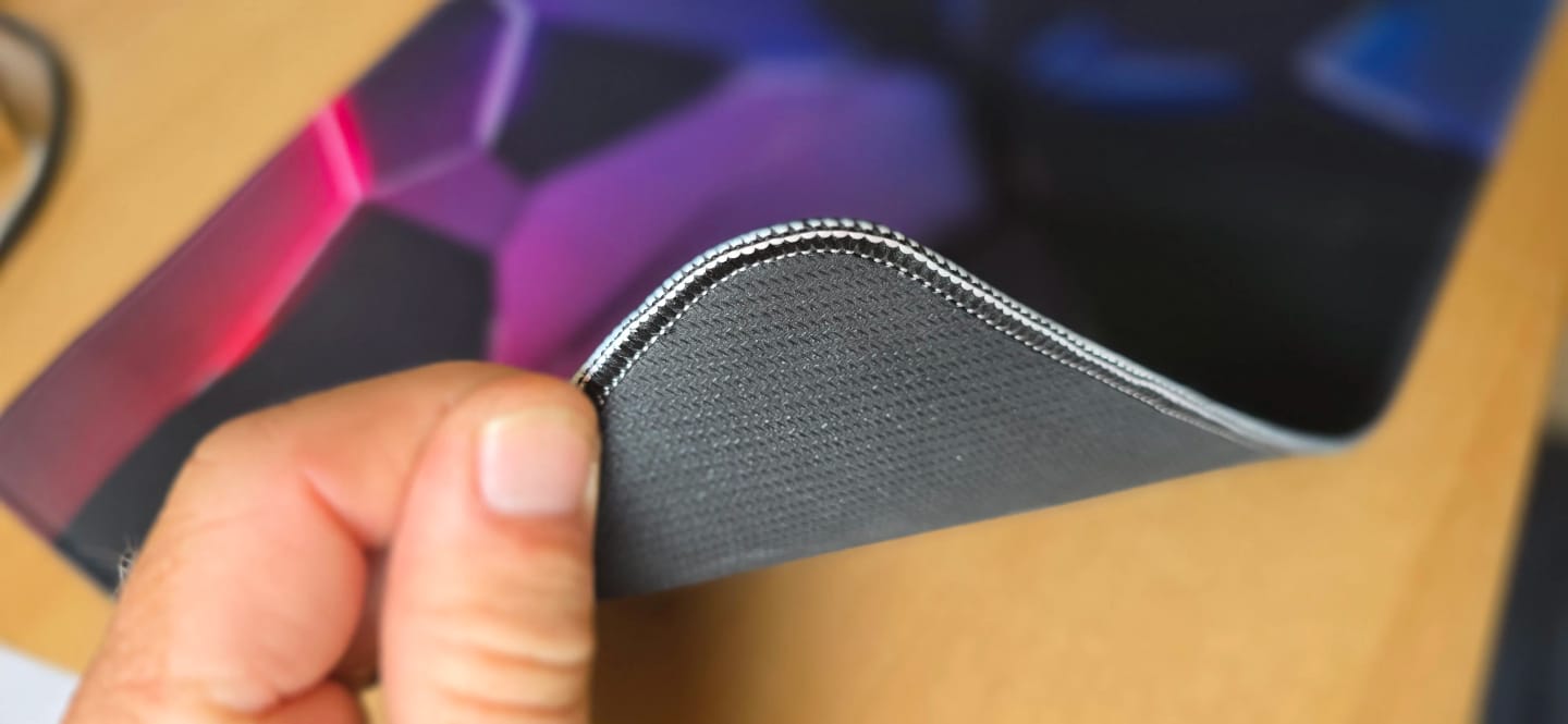 Customer photo review of Large Gaming Hexagonal Geometric Mouse Pad