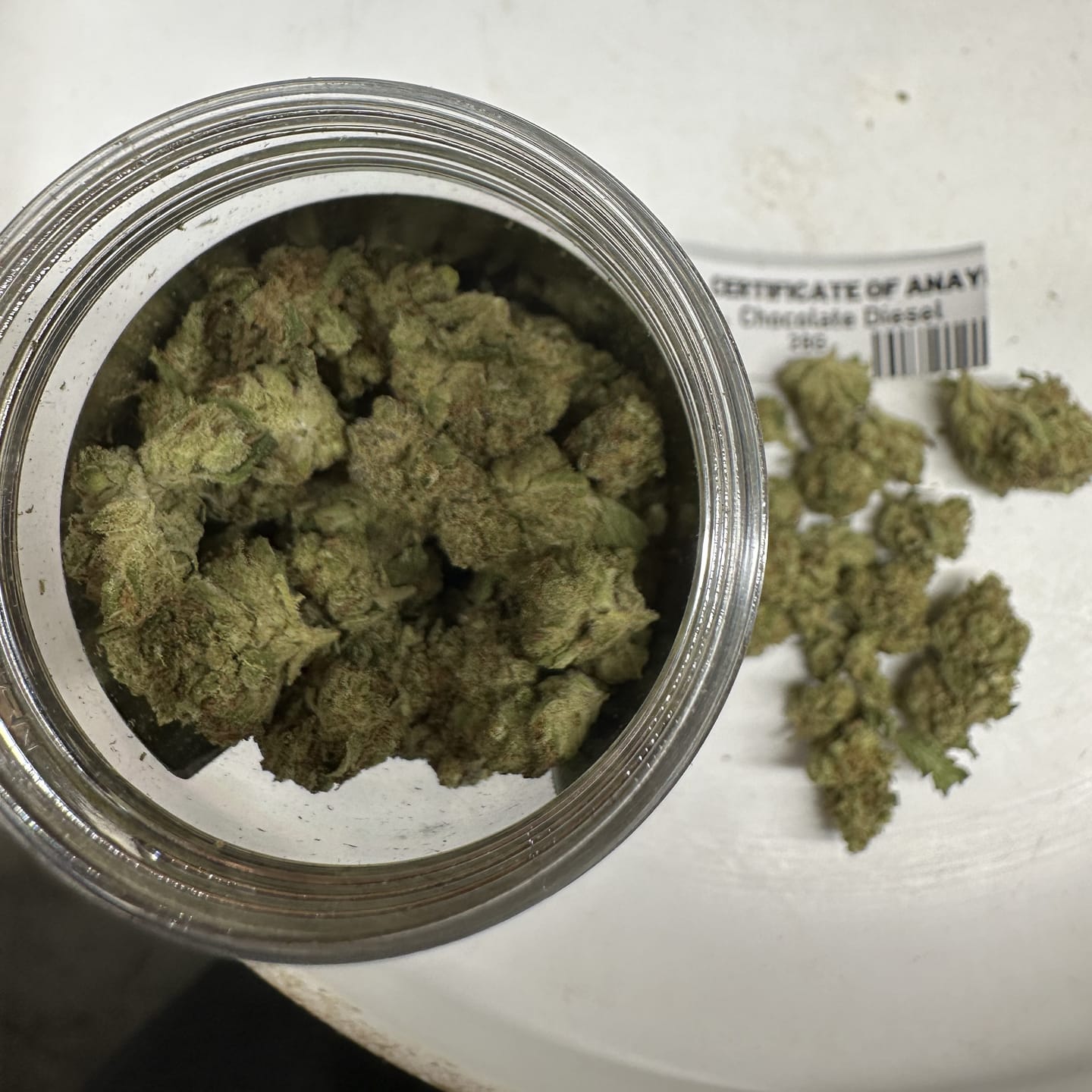 Customer photo review of Chocolate Diesel - 28 Grams - Hybrid