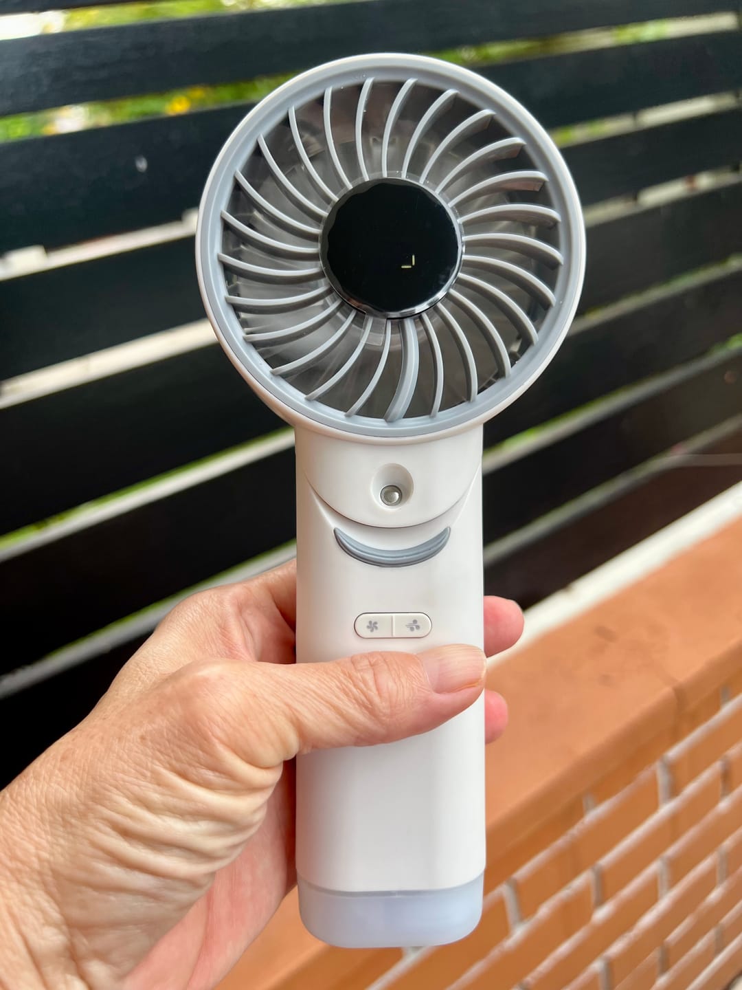 Customer photo review of izzCool 30 (White) - Foldable Air Conditioner Fan (3,500mAh)