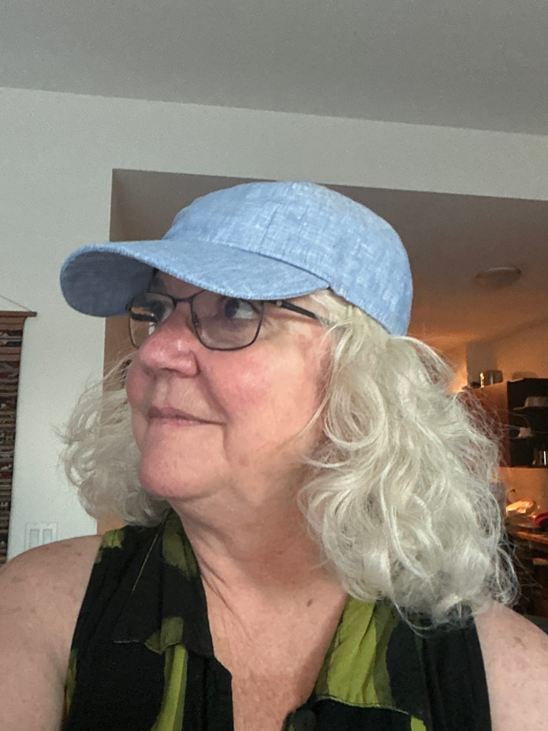 Customer photo review of Baseball Cap Linen