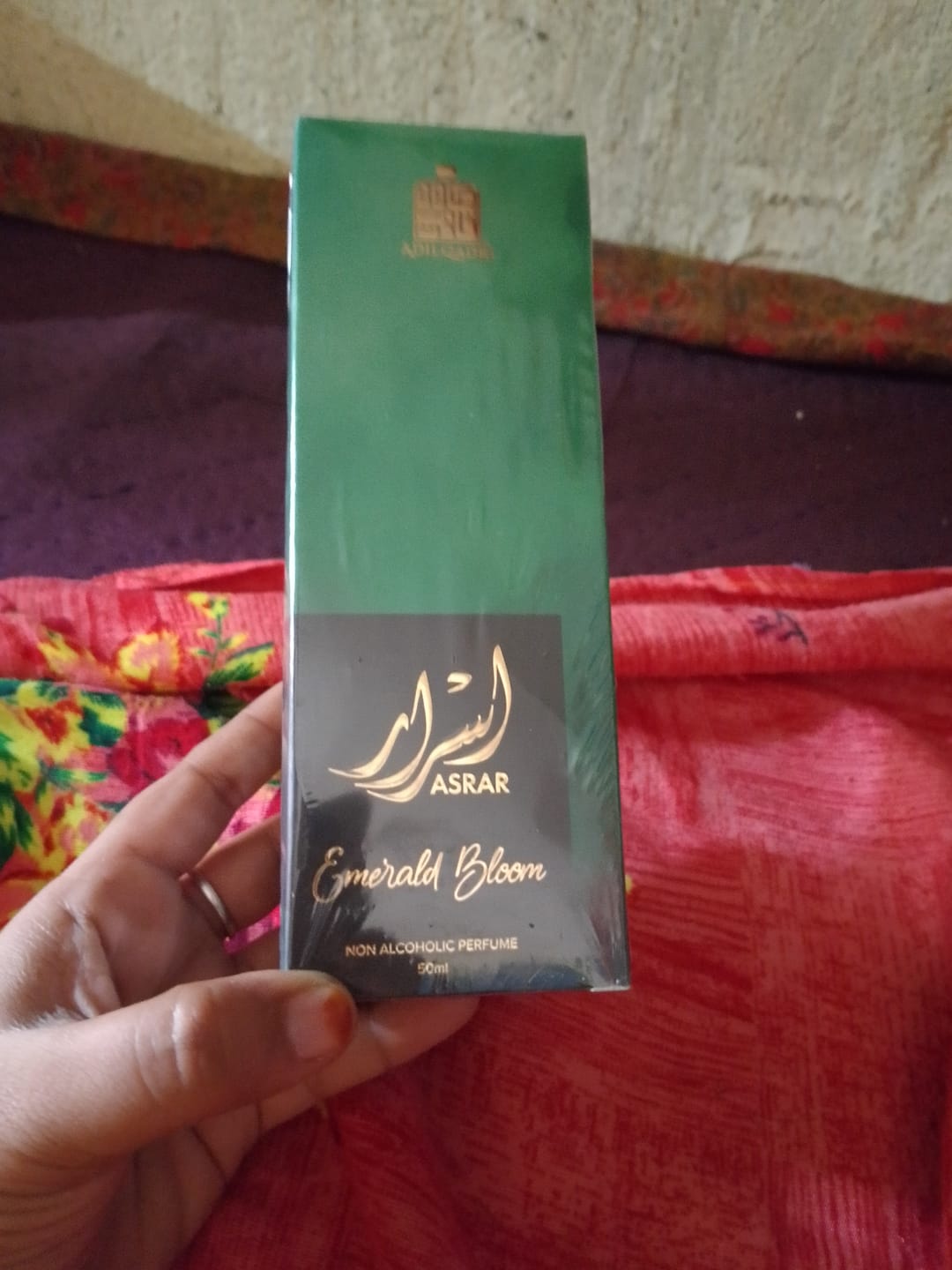 Customer photo review of Asrar Emerald Bloom Non Alcoholic Perfume Spray 50ml