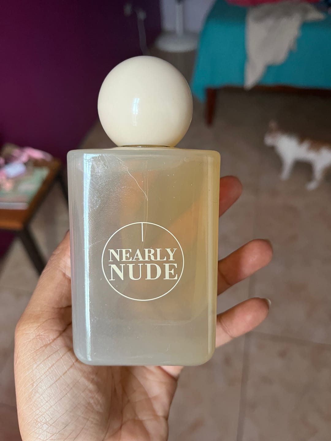 Customer photo review of Nearly Nude Eau de Parfum