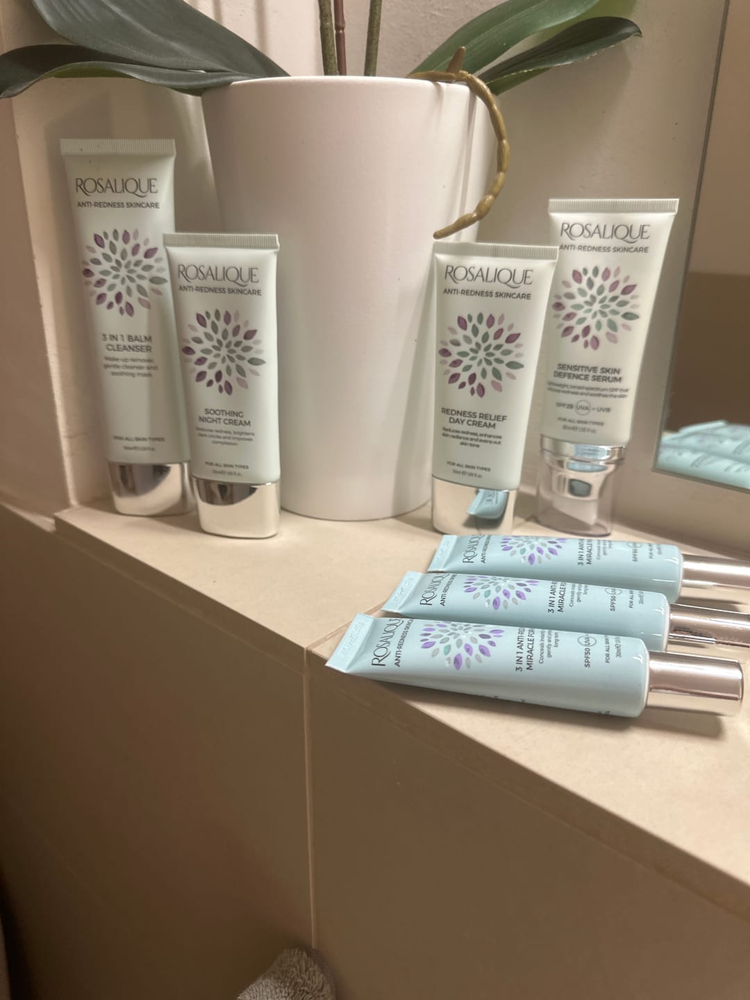 Customer photo review of Rosalique 3 in 1 Anti-Redness Miracle Formula SPF50