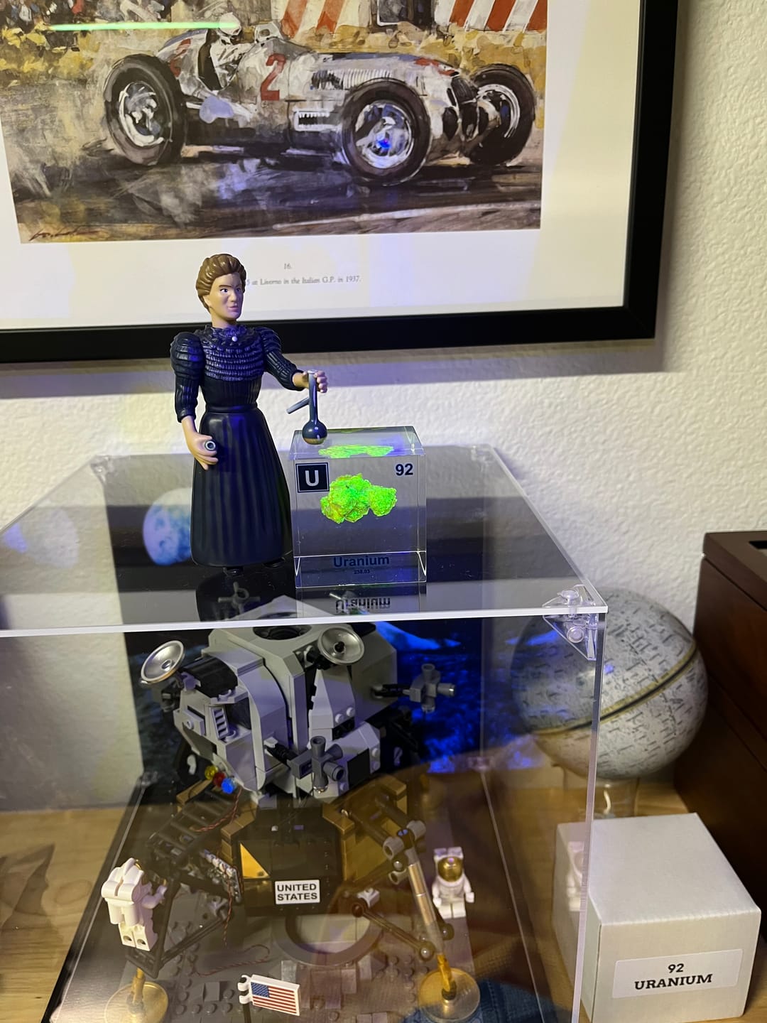 Customer photo review of Uranium Element Cube (2inch Autunite)