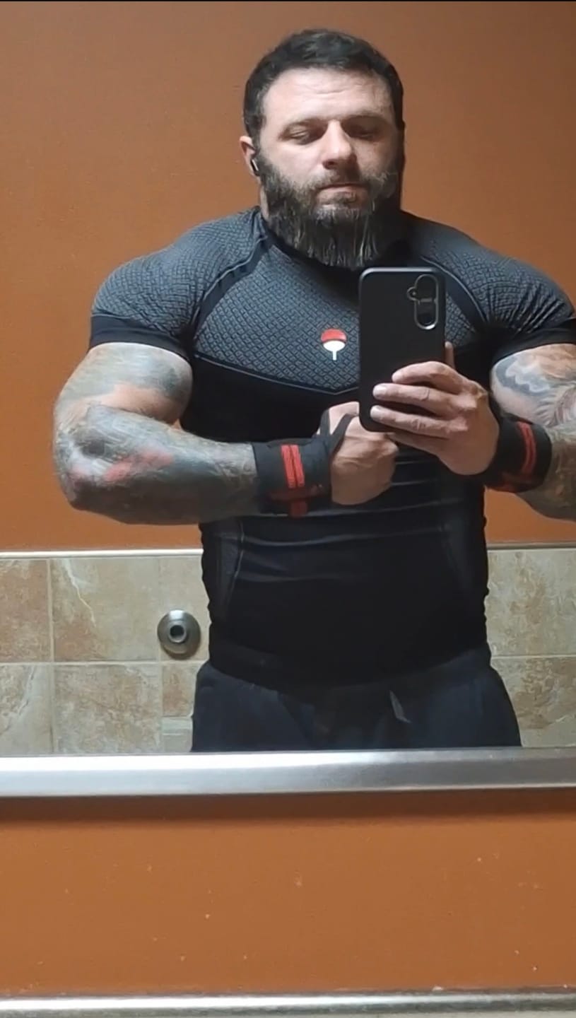 Customer photo review of Clan Compression Tee