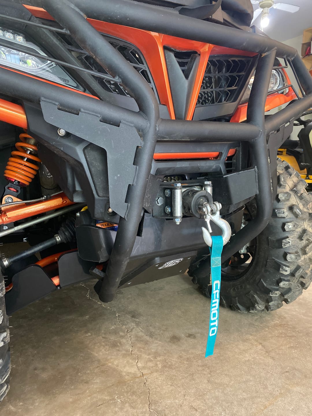 Customer photo review of Skid plate full set (HDPE plastic): CFMOTO CFORCE 800XC