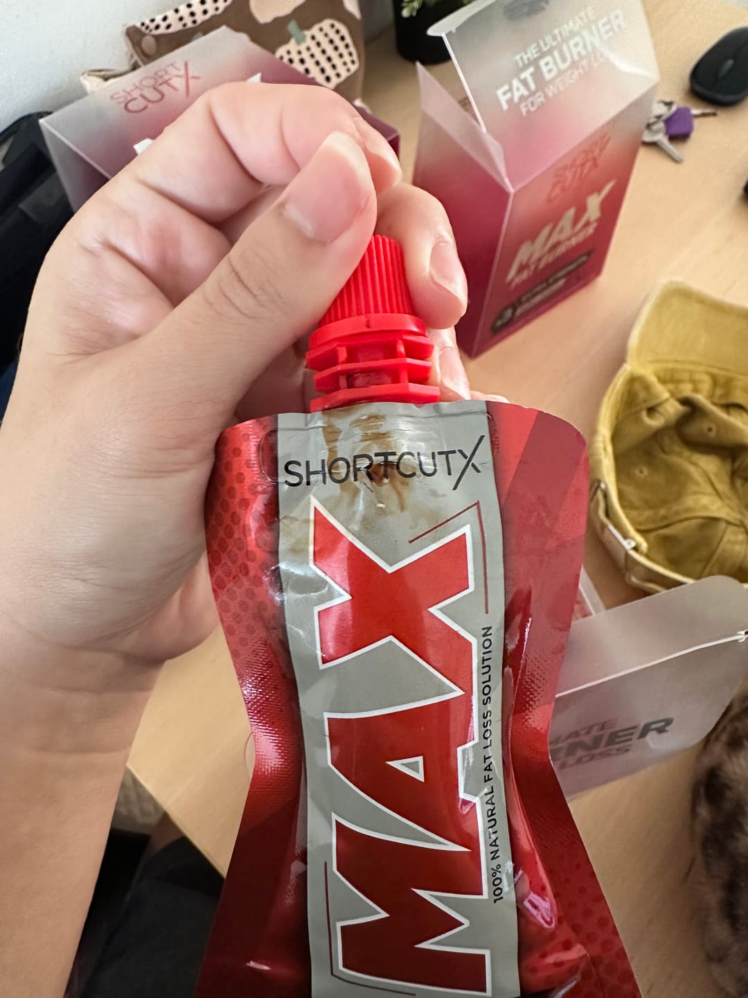 Customer photo review of Max Fat Burner Berry Punch