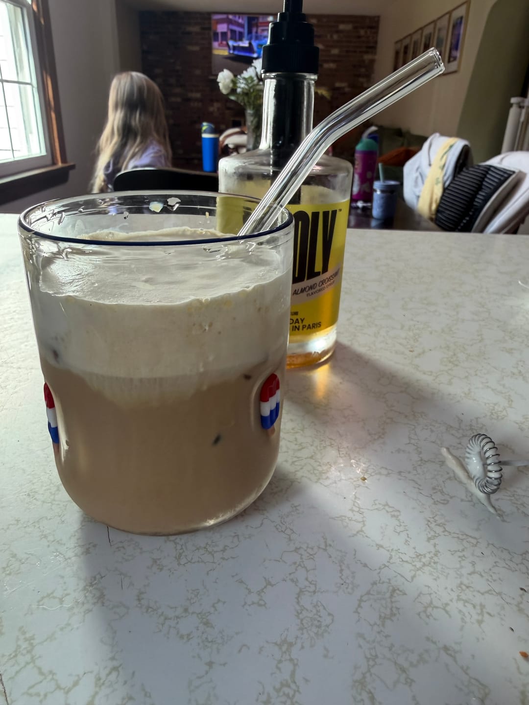Customer photo review of Almond Croissant Syrup
