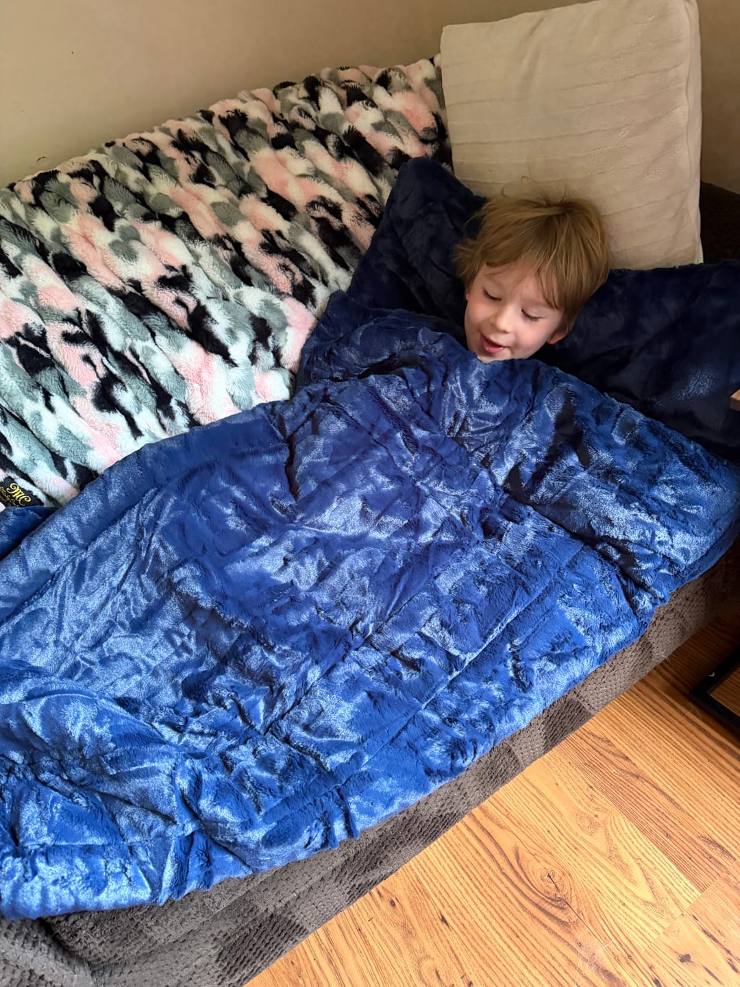 Customer photo review of Sleeping Bag - Navy