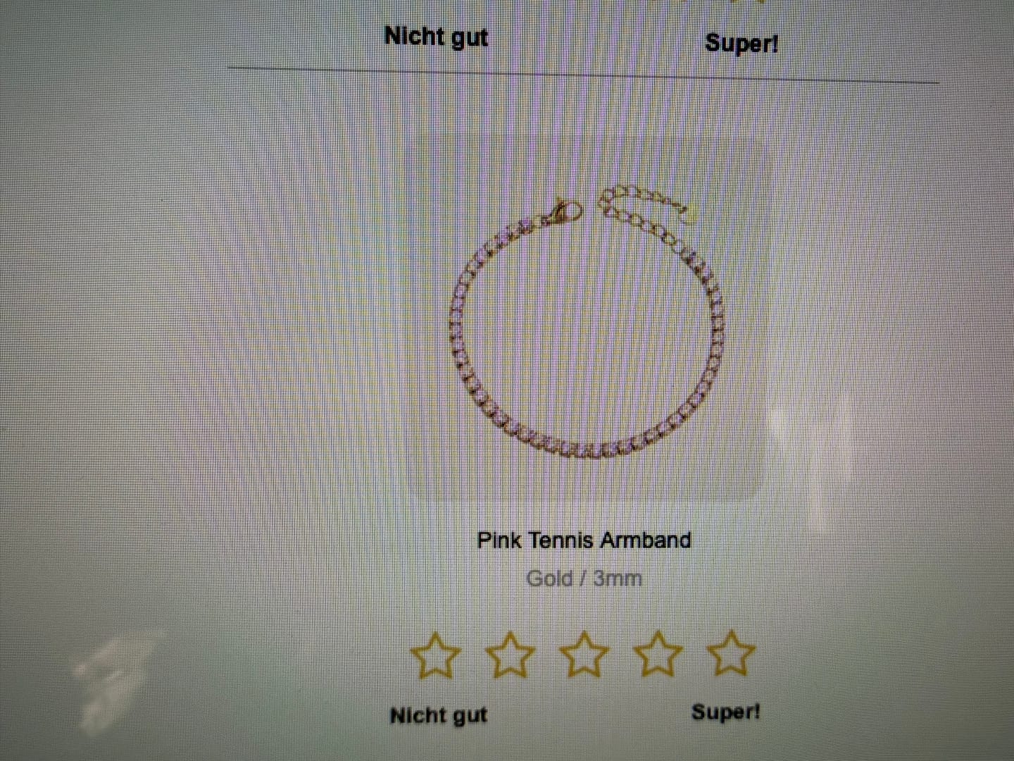 Customer photo review of Pink Tennis Armband