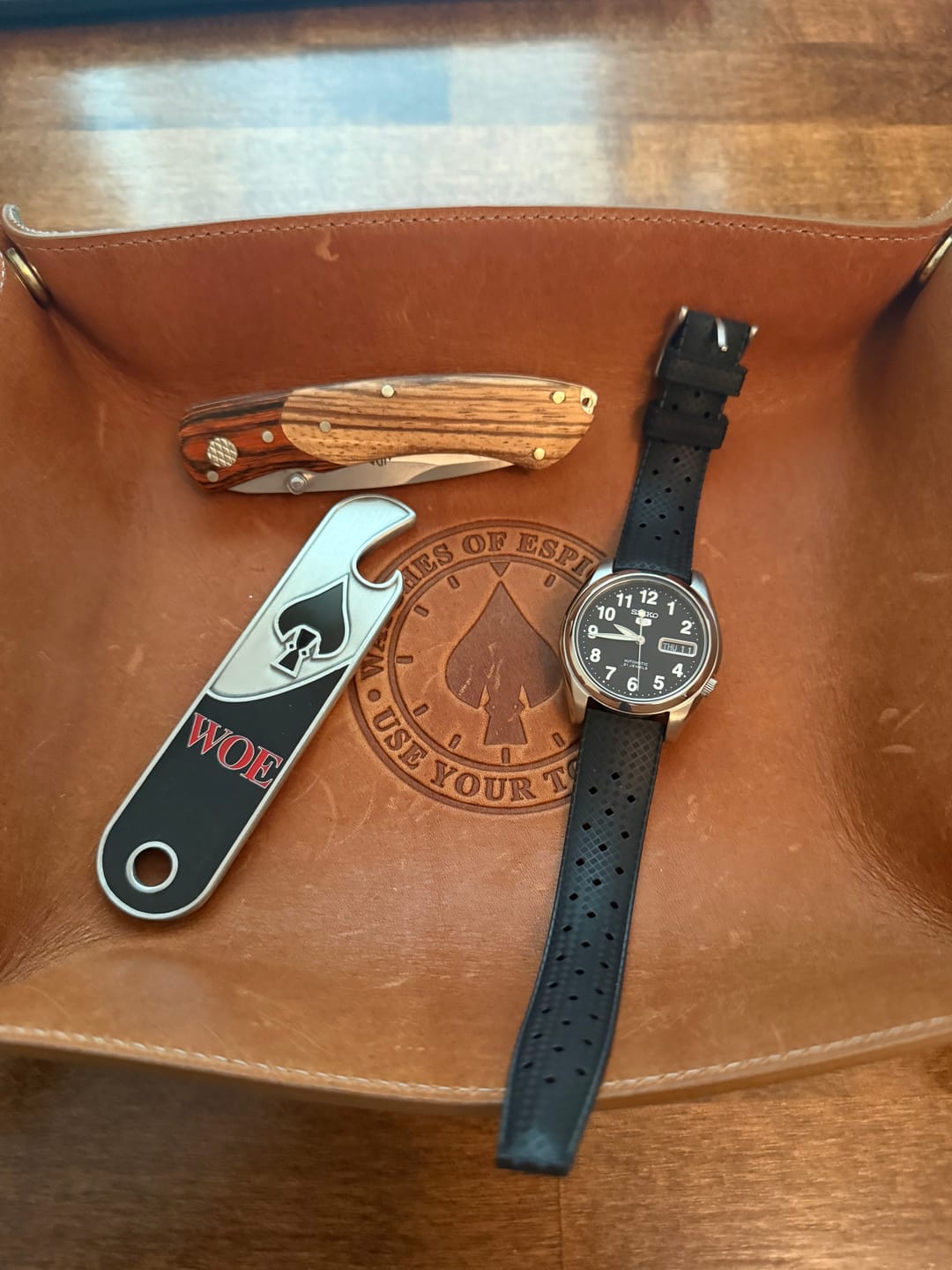 Customer photo review of EDC Travel Valet & Bottle Opener