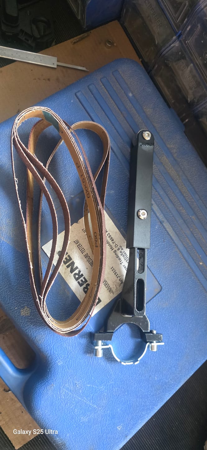 Customer photo review of ONEVAN Angle Grinder to Belt Sander Conversion Kit – 10PCS