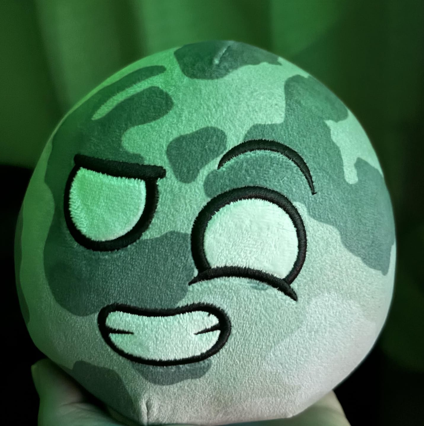 Customer photo review of The SolarBalls Moon Plush