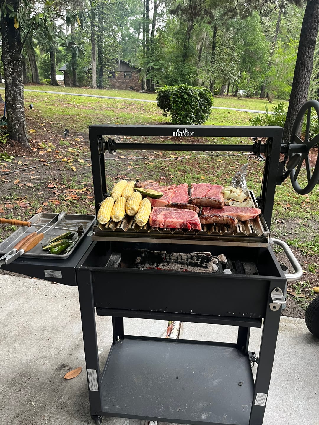Customer photo review of Argentine Santa Maria Style Grill (Parrilla Grill)