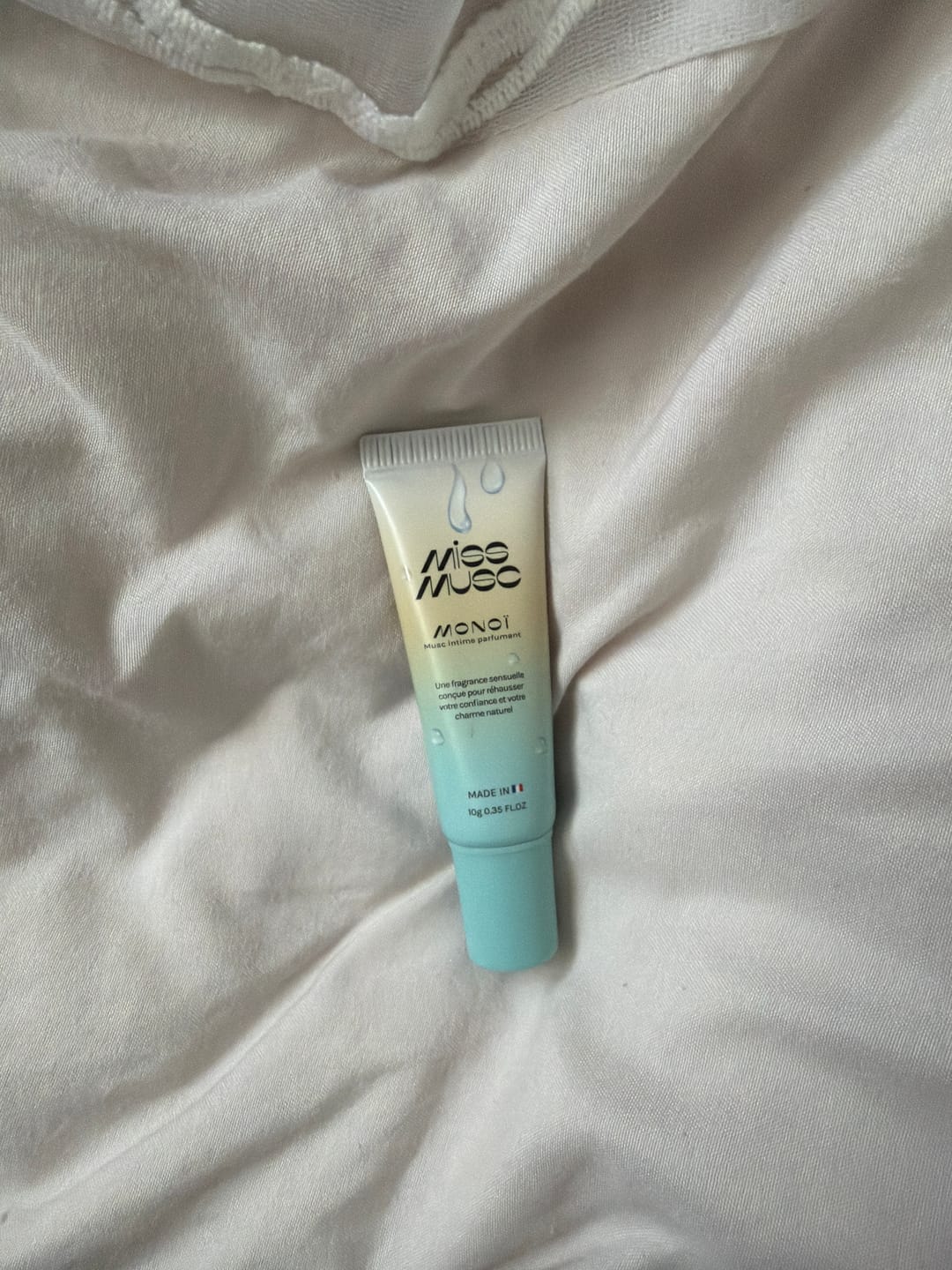 Customer photo review of Musc Parfumant  Intime & Corporel Monoï - Sans alcool