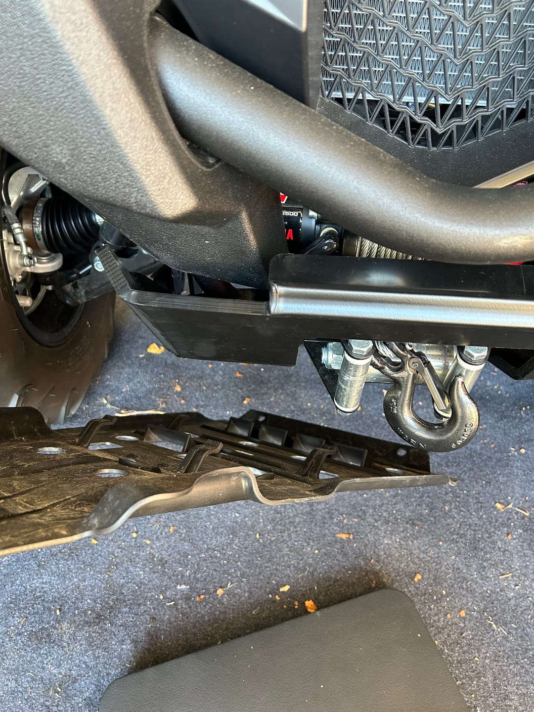 Customer photo review of Skid plate full set (plastic): Yamaha Grizzly 700: (2016+)