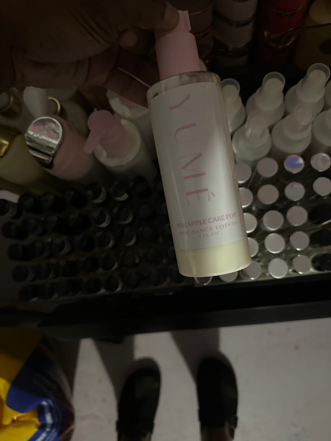 Customer photo review of PINEAPPLE CAKE POP FRAGRANCE LOTION