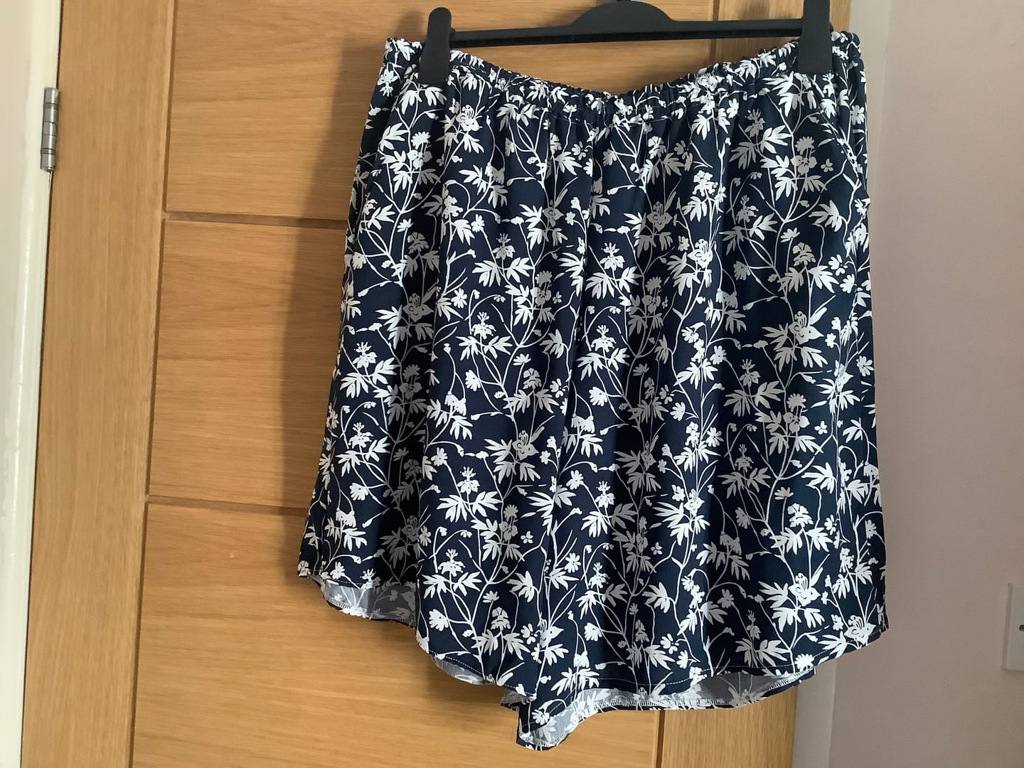 Customer photo review of Busy Flower Vines Viscose Challis Fabric