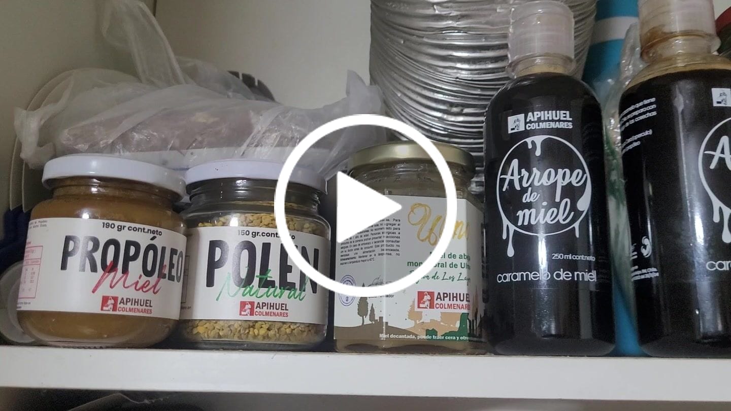 Customer video review of Arrope de Miel para cocina
