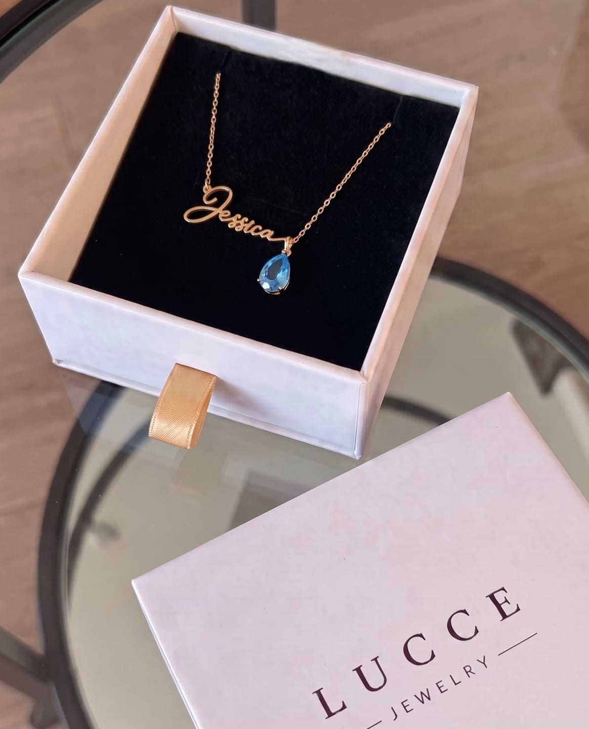 Customer photo review of Lucce Signature Necklace
