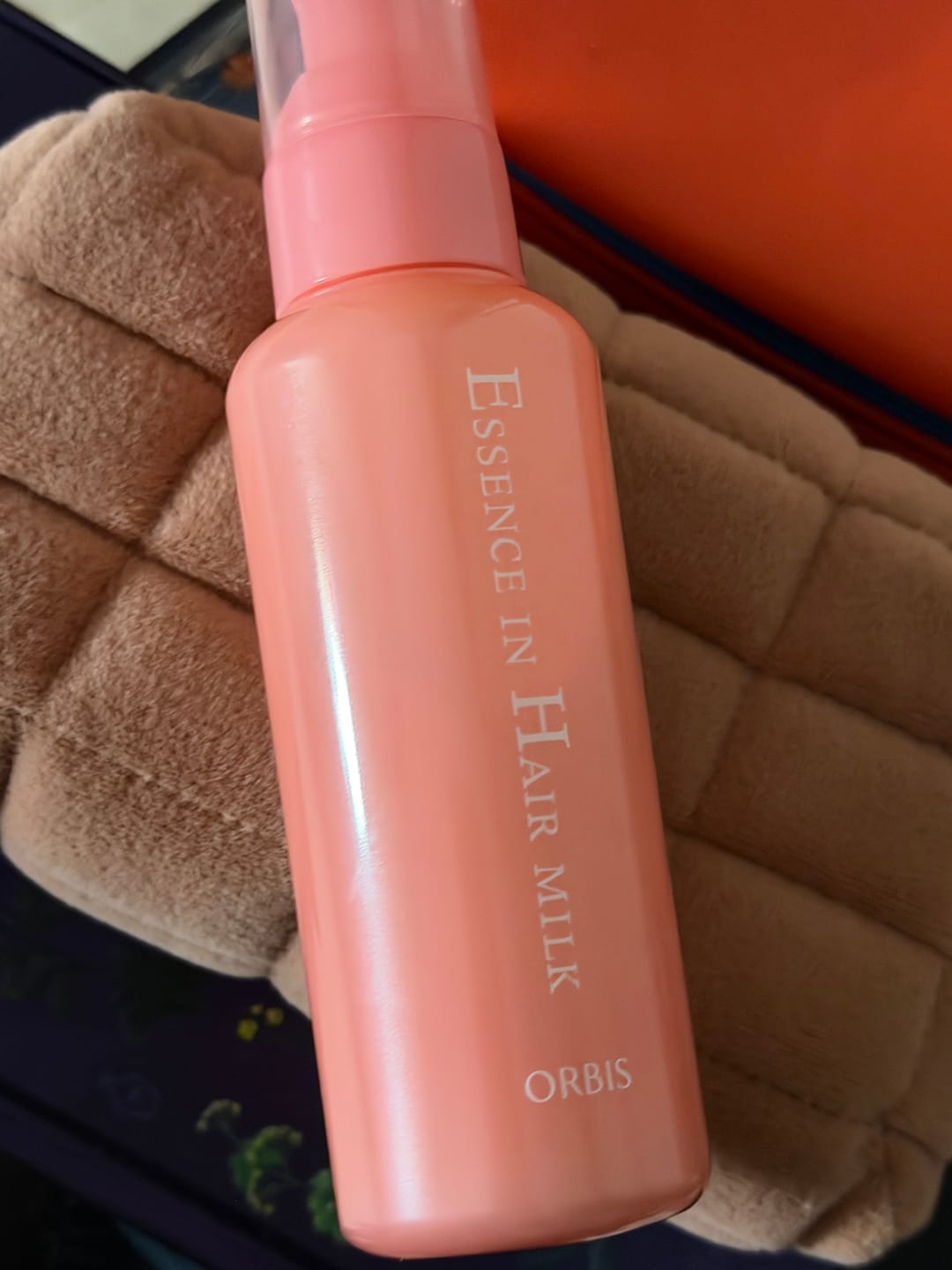 Customer photo review of Orbis Essence In Hair Milk 140g – Leave-In Repairing Treatment
