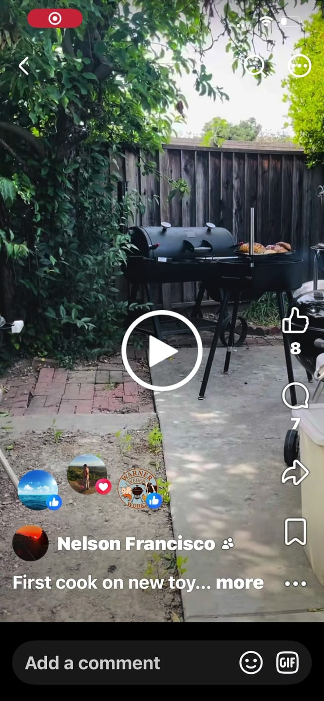Customer video review of Portable Santa Maria Style Charcoal Grill