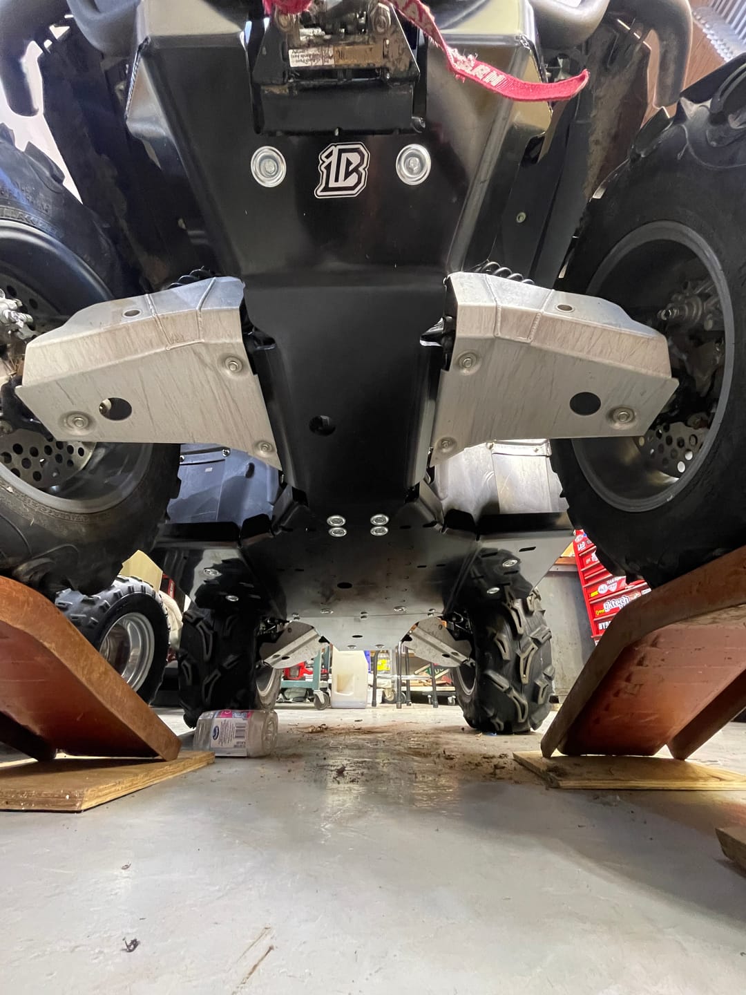 Customer photo review of Skid plate full set (plastic): Yamaha Grizzly 700: (2016+)