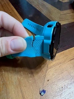 Customer photo review of TickTalk 5 Wristband