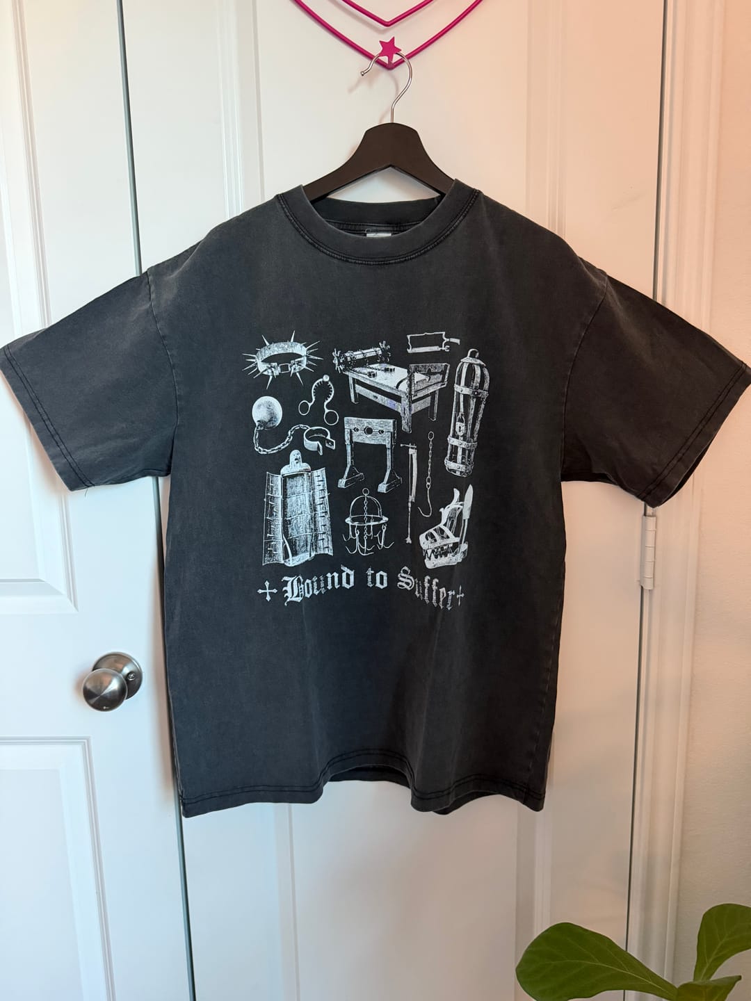Customer photo review of Bound to Suffer Oversized Tee