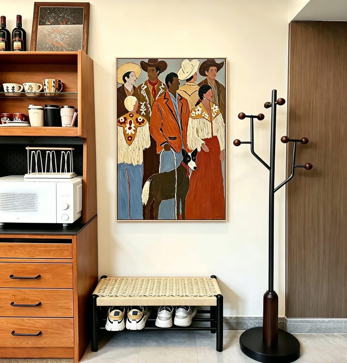 Customer photo review of Rodeo Gathering-Western Group Painting