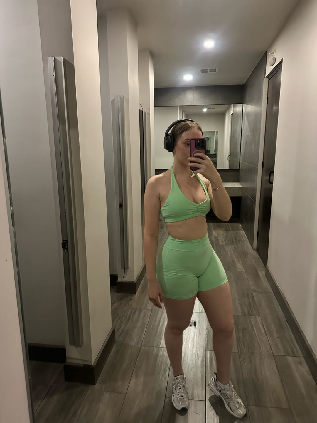 Customer photo review of W3173 Buttersoft Scrunch Halter Bra