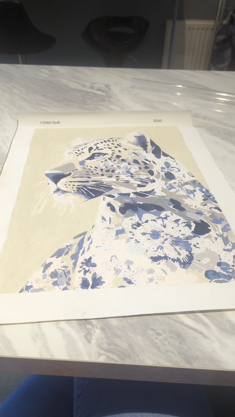 Customer photo review of Surprise Painting | Paint by Numbers