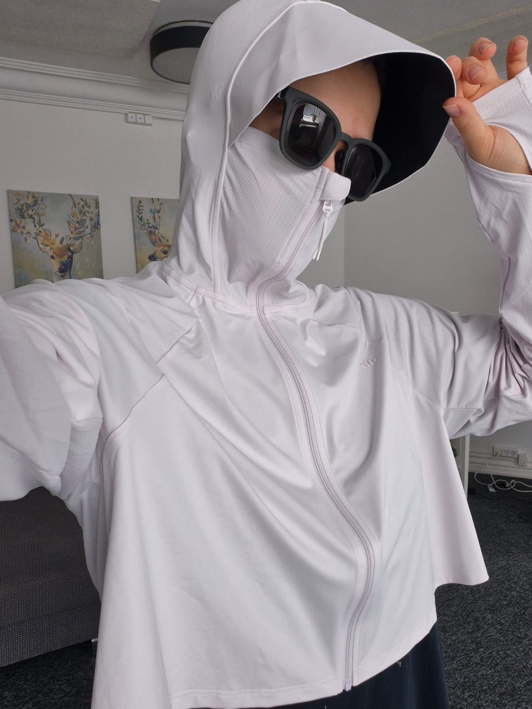 Customer photo review of Women's Cooling Sun Protection Jacket UPF 100+ AL118