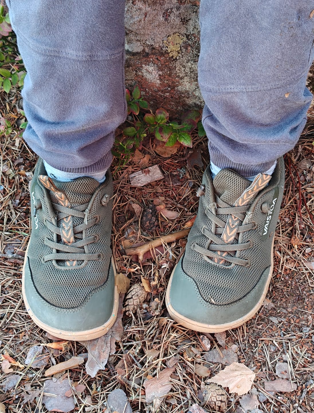 Customer photo review of Vaistoa Kiva lasten paljasjalkatennarit