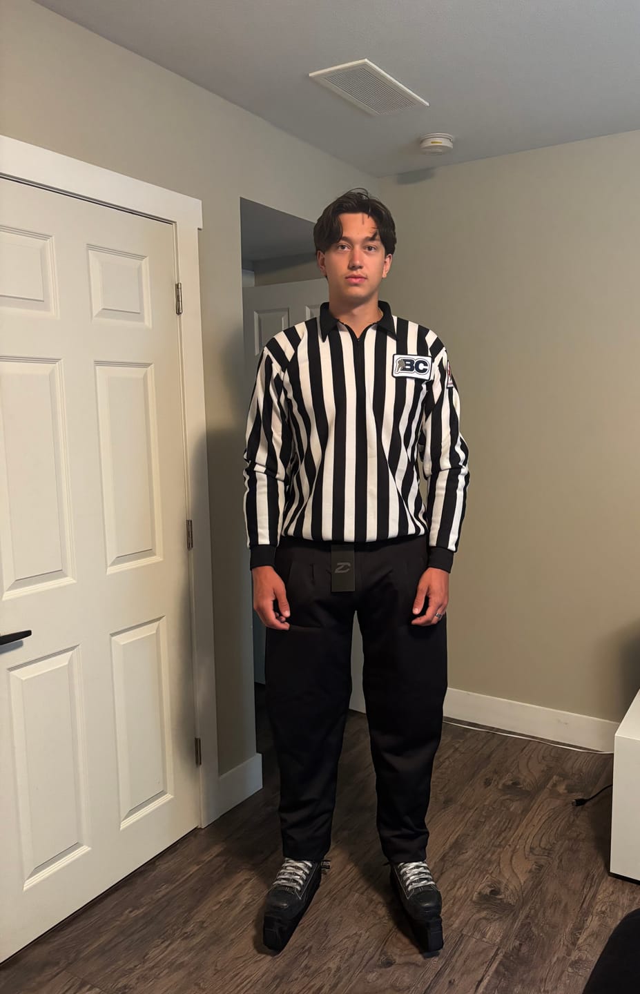 Customer photo review of ZP-PRO HOCKEY REFEREE PADDED PANTS